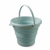3/5/10L Blue Folding Bucket Portable Silicone Retractable Bucket Outdoor Travel Home Painting Multi-Function Bucket Supplies