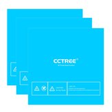 CCTREE® 3個/パック 310*310mm ブルーカラー ヒーターベッド ステッカー、3DプリンターReprap用