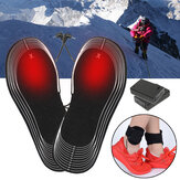 Czarne bateriowe podgrzewane wkładki do butów na zimę, ogrzewające podgrzewanie stóp na zewnątrz, oddychające i dezodorujące.