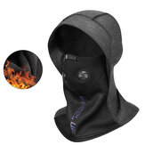 WHEEL UP 2-in-1 Bike Head Scarf Universal Face Mask Breathable Windproof Waterproof Winter Warm Fleece Head Cap