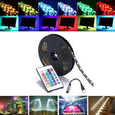 0,5/1/2/3/4/5M Taśma LED SMD5050 RGB wodoszczelna do oświetlenia podświetlenia telewizora + zestaw pilotem USB DC5V