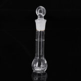 5mL Clear Glass Volumetric Flask w/ Glass Stopper Lab Chemistry Glassware