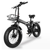 [UE Direct] Bicicleta elétrica dobrável CMACEWHEEL GW20 48V 15Ah 750W 20 polegadas, freio a disco, alcance de 80-100 km