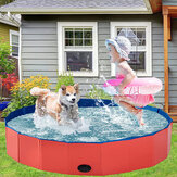Портативный бассейн для купания собак и домашних животных, складной, для купания кошек и щенков, украшение ванной комнаты, размеры 80*20 см