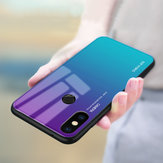 Bakeey Luxury Gradient Colorful Tempered Glass Anti-Scatch Protective Case For Xiaomi Mi8 6.21 Inch