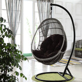 Poduszka do krzesła huśtawki na bazie rattanowej z jajkiem Wiszące poduszki do siedzenia na tarasie w ogrodzie wewnątrz i na zewnątrz