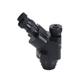 2020 noir 7X-45X 3.5X-90X Microscope trinoculaire simul-focal Zoom tête de Microscope stéréo + lentille auxiliaire 0.5x 2.0x