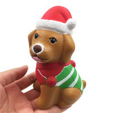 Sıçradıkça ezilenfun Noel Köpeği Sıçradıkça ezilen 13*8.5*6.5 CM Lisanslı Yavaş Yükselen Ambalajlı Kolleksiyon Hediye