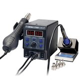 YIHUA 8786D-I 2 in 1 Upgrade SMD Rework Station Soldering Station Electric Soldering Iron + Hot Air Gun 700W for Repair