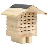 [EU Direct] vidaXL 314814 Outdoor Bee Hotel Solid Firwood 22x20x20 cm Pet Supplies Dog House Pet Home Cat Bedpen Fence Playpen