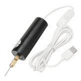Broca Elétrica USB Mini de 18W Furadeira Elétrica 5V Furadeira de Mão Portátil Mini Kit de Polimento Elétrico