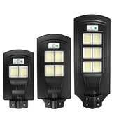 Lâmpada de jardim LED solar de 800 a 2800W Luzes de rua Sensor de movimento PIR Segurança Controle remoto