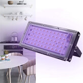 110/220 V 50 W UV LED Keimtötender Flutlicht-Ozon-Sterilisator IP65 Wasserdichtes Zuhause Küche Schlafzimmer Bakterium Milbenvernichter UV-Lampe
