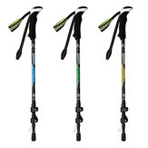 Foldable Handle Cane Retractable Stick Hiking Trekking Pole Adjustable Cane 65-135cm 3-Section