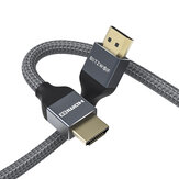 BlitzWolf® BW-HDC5 8K 48Gbps Kabel HDMI do HDMI 1m / 2m / 3m z HDMI 2.1 8K przy 60Hz 4K przy 120Hz 10K przy 60Hz 48Gbps Transfer 30AWG Wire Core