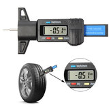 Audew 0-25,4mm Jauge de profondeur de bande de roulement de pneu numérique LCD Outils de réparation de pneu