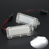 2 bombillas LED para luces de matrícula de coche para Ford Fiesta Focus Kuga C-MAX Mondeo