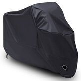 Telo copertura impermeabile nero 190T con fori per protezione solare per motocicli, biciclette elettriche e scooter