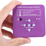 Cámara electrónica de video microscopio digital HD 2K 51MP 1080P HDMI USB C Mount para teléfono PCB Soldador Reparado