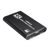 4K 1080P HD USB 3.0 bis HDMI Video Capture Card Recorder Spiel Live-Streaming für Xbox für Nintendo Switch PS4 Kamera PC Laptop Youtube Tiktok Broadcast Video Recording