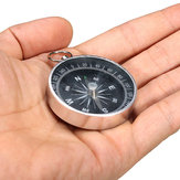 44-миллиметровый металлический компас с алюминиевым корпусом с кольцом для ключей