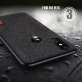 Bakeey Luxusgewebe-Spleißweiche Silikonkante stoßfestes Schutzgehäuse für Xiaomi Mi MIX 3