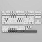 Set di 138 tasti bianchi Set di tasti PBT Profilo XDA Sublimazione Per tasti MAC per tastiere meccaniche