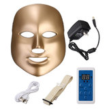 LED Photon Skin Rejuvenation Facial Neck Máscara Beauty Therapy Machine Reafirmante Apertando 7 cores