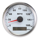 85MM Stainless Waterproof GPS Speedometer Digital Gauge 0~160MPH For Car Motor Truck