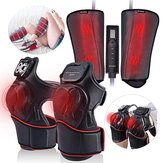 Heat Therapy Knee Massager Relieve Arthritis Pain Knee Joint Brace Support Vibration High Frequency Foot Leg Massage Relaxation