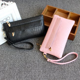 Универсальная сумка женщин Крокодил кошелек кожаный чехол телефон сумка на молнии сумка для iPhone Samsung Xiaomi