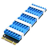 AODUKE AJSRP01 M.2 SSD PCIe Nvme Kühlkörper Aluminiumlegierung Festplattenkühler Festkörper-Scheibenkühler Kühlweste