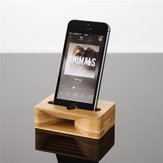Универсальный деревянный телефонный стенд усилитель мобильный держатель для смартфона до 5,5 дюймов