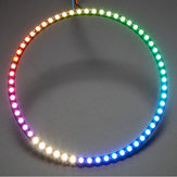 60x 5050 RGBW 4500K LED-Platine mit integrierten Treibern Natürlich weiße Ringleuchte Erfordert Löten