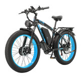 [EU DIRECT] KETELES K800 Elektryczny rower 48V 23Ah Bateria 1000W*2 Podwójne silniki 26 calowe opony Zasięg 50-80KM 180KG Max Obciążenie Rower elektryczny