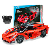 Doublee Cada C51009W Red Storm Puzzle Building Blocks Toys Boy Car High Speed Sports Vehicle