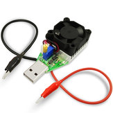 Carico elettronico USB DC Resistore Tester di capacità di batteria Power Bank Caricatore Regolabile Corrente costante Tensione Invecchiamento Scarico