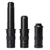 130X 180X 300X Industrial Adjustable Monocular Zoom CS C mount Lens HDMI-compatible Video Microscope Camera
