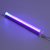 Tubo de luz LED UV com 24 lâmpadas, ideal para bares, clubes ou festas de Natal ou Halloween. Portátil, funciona com rede elétrica AC85-265V.