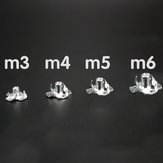 M3 M4 M5 M6 Опциональная гайка с 4 зубцами Анти-зубчатая гайка 10 шт. для RC Самолета