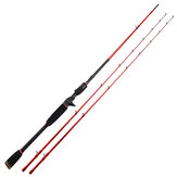 KASTKING Spartacus Rod Carbon Body Casting Fishing Rod with 2 Rod Tips 1.98m 2.13m Baitcasting Rod for Squid Pike Fishing pole