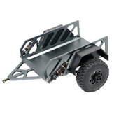 1/10 Metal CNC-simuleret trailer til D90 SCX10 TRX4 RC-bilreservedele Cralwer-modeller
