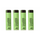 4pcs NCR18650B 3400mAH 3,7 V não protegido de lítio recarregável Bateria