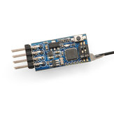 Tiny Frsky 8CH récepteur compatible avec FRSKY X9D Plus DJT DFT DHT pour QX95 QX90 QX80 bricolage Micro Quadricoptère