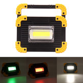 مصباح عمل LED COB المحمول 20 واط مع مصدر طاقة USB ، للاستخدام في الهواء الطلق والحالات الطارئة.