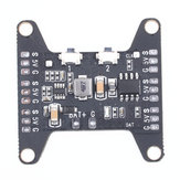 Skystars WS2812 LED Strip Light Controller Board Support 2-6S 7 Color Switchable with 5V BEC for RC Drone 