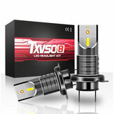 TXVSO8 M7 H7 2 stuks 110W auto LED-koplamp 26000LM 6000K mistlamplampen IP68 waterdicht