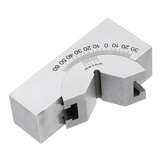 Machifit verstellbarer Winkel-Maß V-Block-Winkelschleifer KP25 0-60 Grad Präzisions- Winkelplatte für Messwerkzeuge