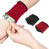 Honana HN-B9 3 Farben Reißverschluss Armband Organisator Taschen Karten Münzen Schlüssel Aufbewahrungsbeutel Sport Gledbörse Geldbeutel Mappe