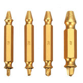Τέσσερα τεμάχια της Drillpro με διπλά ωρυχθέντα εξαγωγείς βιδών βολτών με χρυσή αντιοξείδωση